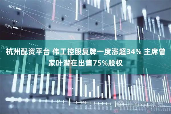 杭州配资平台 伟工控股复牌一度涨超34% 主席曾家叶潜在出售75%股权